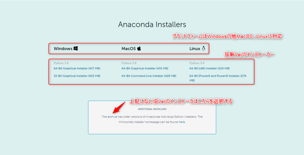 Anaconda_のダウンロード方法